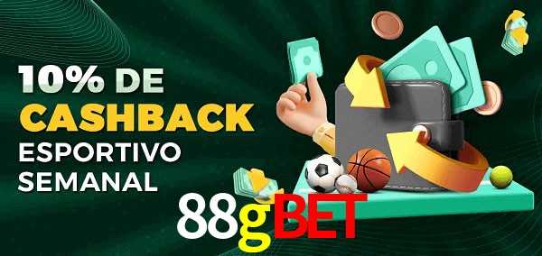 10% de bônus de cashback na 88gbet